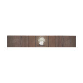 素朴な木製のメーソンジャーおよびベビーの呼吸 招待状ベリーバンド (フラット)