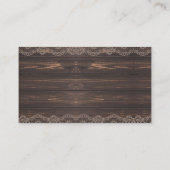 素朴な木製のレースの秋のおむつのラッフルのエンクロージャカード エンクロージャーカード (裏面)