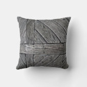 素朴な木製のヴィンテージのいかりの航海のなモノグラム クッション (裏面)