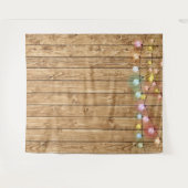 素朴な木製の写真用背景タペストリー タペストリー (正面(横))