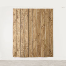 素朴な木製の写真用背景タペストリー