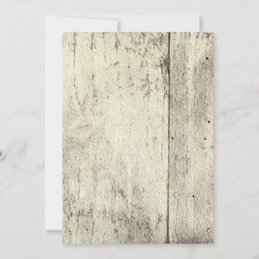 素朴な木製の冬のミトンの引っ越し祝いパーティーのパーティー 招待状 (裏面)