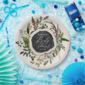 素朴な木製の切れのベビーシャワーのパーティー ペーパープレート (パーティー)