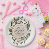 素朴な木製の切れのベビーシャワーのパーティー ペーパープレート (パーティー)