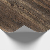 素朴な木製の包装紙ロール ラッピングペーパー (角)