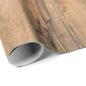 素朴な木製の古びた農家の板壁 倉庫 ラッピングペーパー (ロールコーナー)