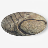 素朴な木製の年輪の使い捨て可能な紙皿 ペーパープレート (アングル)