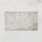 素朴な木製の線条細工の|の灰色白 名刺 (裏面)