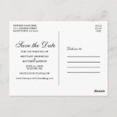 素朴な木製の花の光のレースの写真 保存日 ポストカード (裏面)