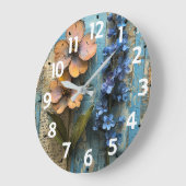 素朴な木製アクリル壁掛け時計 ラージ壁時計 (傾斜)