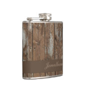 素朴な木製パターンカスタマイズ可能なフラスコ フラスク (右)