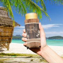 素朴な木調のモノグラムビーチ