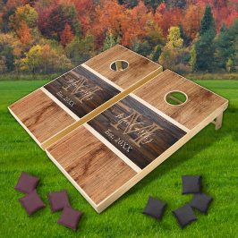 素朴な木調の水平ストライプ モノグラム Lt Br