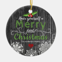 素朴な木|クリスマスのヤドリギ及び雪片