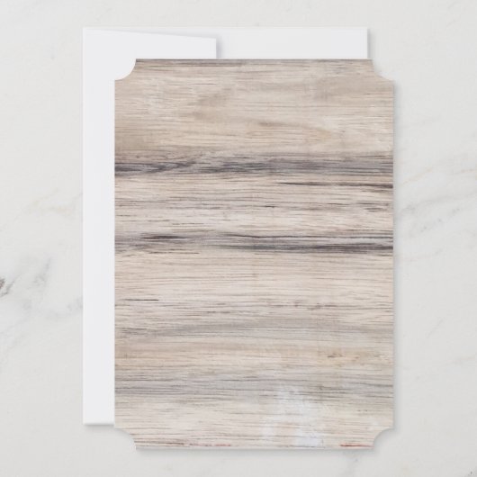 素朴な木|シカは日付を救います セーブザデート (裏面)