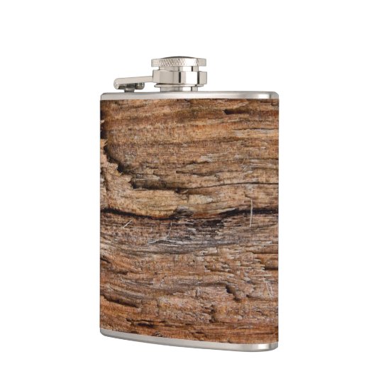 素朴な木 フラスク (左)