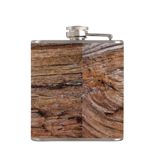 素朴な木 フラスク (裏面)