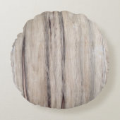 素朴な木 ラウンドクッション (正面)