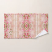 素朴な木，結婚式のレセプション，家族モノグラム，f バスタオルセット (ハンドタオル)