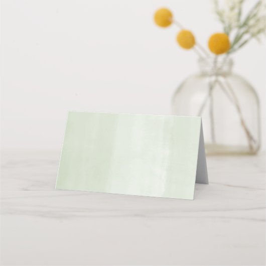 素朴な松の木とどんぐりと冬とクリスマス プレイスカード (裏面)