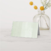 素朴な松の木とどんぐり　冬　クリスマス プレイスカード (裏面)