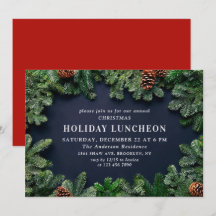 素朴な松ぼっくり ブランチ ホリデー ランチョン