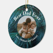 素朴な松 セラミックオーナメント (左)