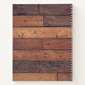 素朴な柄の納屋の結婚式のブライズシャワーのゲスト ノートブック (裏面)