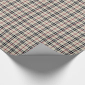 素朴な格子縞 ラッピングペーパー (角)