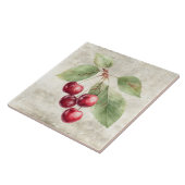 素朴な桜の水彩フルーツ タイル (側面)