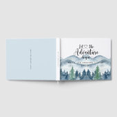 素朴な森のウェディング ゲストブック (全面)