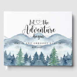 素朴な森のウェディング ゲストブック