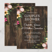 素朴な森のエレガントなカントリー パーティー招待状 招待状 (正面/裏面)