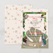 | 素朴な森の囲い込みカード エンクロージャーカード (正面/裏面)