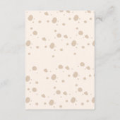 | 素朴な森の囲い込みカード エンクロージャーカード (裏面)