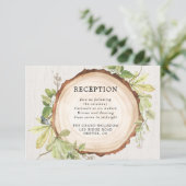 素朴な森の屋外フォレストテーマのレセプション エンクロージャーカード (スタンド正面)