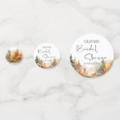 素朴な森の秋のブライダルシャワー コンフェッティ (正面)