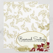 素朴な森の鳥 ゴールド予約済み (正面/裏面)