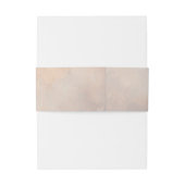 素朴な森林羽および花の開花 招待状ベリーバンド (裏面例)