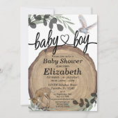 素朴な森 招待状 (正面)