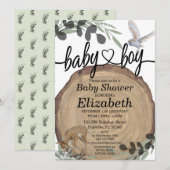 素朴な森 招待状 (正面/裏面)