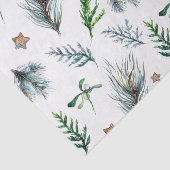 素朴な植物の木々しい松の葉 薄葉紙 (詳細)