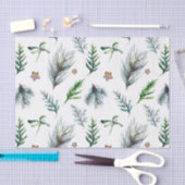 素朴な植物の木々しい松の葉 薄葉紙 (クラフト)