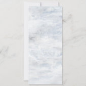 素朴な植物学結婚のディナーメニュー招待状 招待状 (裏面)