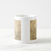 素朴な橋との景色 コーヒーマグカップ (中央)