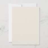 素朴な民芸調のハート ウェディング 招待状 (裏面)