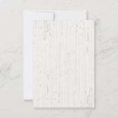 素朴な水彩画のユーカリのグリーンが彩る聖体拝領 招待状 (裏面)