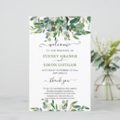 素朴な水彩画の緑、ユーカリ (スタンド正面)