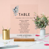 素朴な水彩画の花束イラスト アクリルサイン (ウェディング)