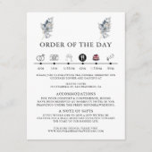 素朴な水彩画の花束イラスト エンクロージャーカード (正面)